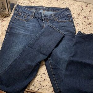 Old Navy Dark Wash Rockstar 4 LONG